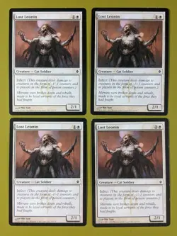 Lost Leonin x4 New Phyrexia 4x Magic the Gathering MTG - Image 1