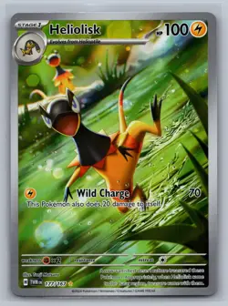 Heliolisk 177/167 Illustration Rare Twilight Masquerade Pokemon Near Mint - Image 1