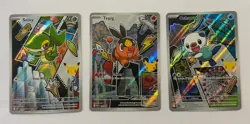 Pokemon TCG Series 2 First Partner Illustration Collection Gen 5 Unova FULL SET - Image 1