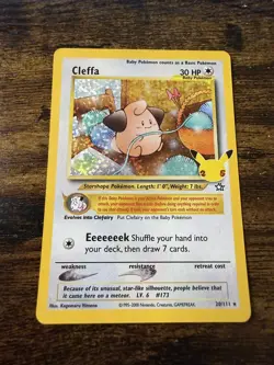Pokemon TCG Cleffa 20/111 Celebrations Classic Collection Holo English - Image 1