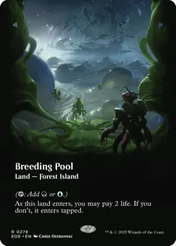 Breeding Pool x1 MTG Magic the Gathering - Edge of Eternities BORDERLESS - Image 1