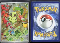 CHIKORITA 046 P ME: MEGA EVOLUTION PROMO POKEMON HOLO NM/M - Image 1