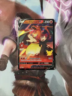 Lance's Charizard v SWSH133 Celebrations Black Star Promo Mint Pokemon - Image 1