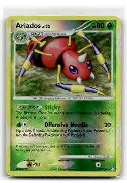 Pokemon TCG - Ariados 20/123 - Reverse Holo Rare - Mysterious Treasures - Image 1