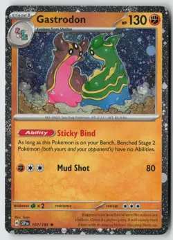 Gastrodon 107/191 Rare Surging Sparks Pokemon Holo Cosmo Holo - Image 1