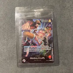 MONKEY D LUFFY - One Piece OP05-060 - SEALED PROMO Leader L - PSA Magazine - Image 1