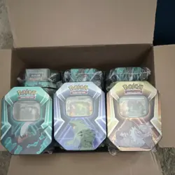 Pokemon Triple whammy Tin Lot (15) 5 each Darkrai Tyranitar Slaking Promo 2024 - Image 1