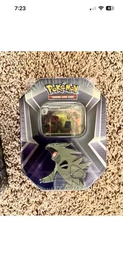 Pokemon Triple whammy Tin Lot (15) 5 each Darkrai Tyranitar Slaking Promo 2024 - Image 3