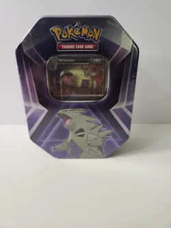 Pokemon TCG: Tyranitar Triple Whammy Collectors Tin - Factory Sealed - Image 2