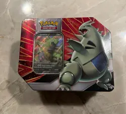 Pokemon TCG Tyranitar V Strikers Tin - NEW, Factory Sealed - Image 1