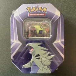 🔥 Pokemon TCG Tins - Triple Whammy Tin Tyranitar Ascended Heroes Mini Tin - Image 1