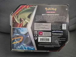 New and Factory Sealed Pokemon TCG Sword & Shield V Strikers Tin - Tyranitar V - Image 2