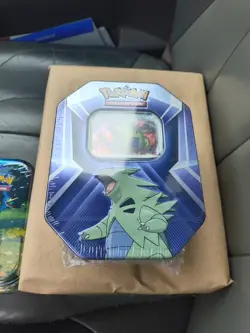 Pokemon TCG Tins - Triple Whammy Tin [Tyranitar] - Ascended Heroes Mini Tin - Image 1