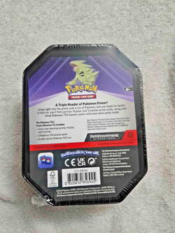 Pokemon TCG Triple Whammy Collector's Tin Tyranitar - Factory Sealed - Image 2