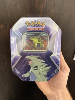 Tyranitar Triple Whammy Collectors Tin - Pokemon TCG - Factory Sealed - Image 1