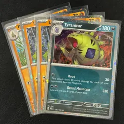 Tyranitar Triple Whammy Collection Tin Promo Card Set + 1 - Pokemon TCG - NM/M - Image 1