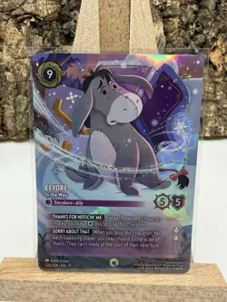 Disney Lorcana - Winterspell - Eeyore - In the Way Enchanted Card 226/204 - Image 1