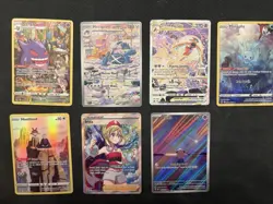 Pokemon Card Lot - FA & Trainer Gallery - Hoothoot, Gengar, Irida, Metagross - Image 1