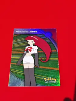 Topps TV Animation Edition Pokemon Heroes & Villains Jesse HV2 card 2000 holo - Image 1