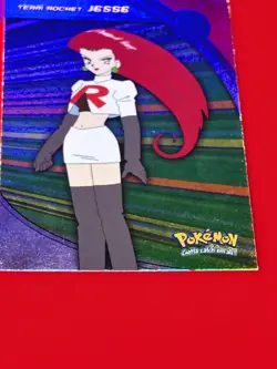 Topps TV Animation Edition Pokemon Heroes & Villains Jesse HV2 card 2000 holo - Image 3