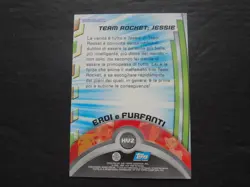 1999 Topps Pokemon Series 2 TV Animation Italian HV2 Jessie Blue Logo Jesse - Image 2