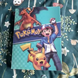 Old Vintage Wotc Pokemon Tcg Binder Bundle Joblot X64 Cards No Duplicates - Image 1