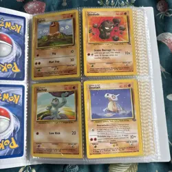 Old Vintage Wotc Pokemon Tcg Binder Bundle Joblot X64 Cards No Duplicates - Image 4
