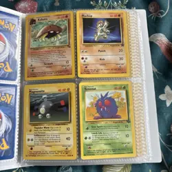 Old Vintage Wotc Pokemon Tcg Binder Bundle Joblot X64 Cards No Duplicates - Image 5