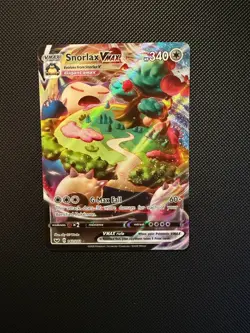 Pokemon Card Snorlax VMAX 142/202 Darkness Ablaze Ultra Rare Holo NM - Image 1