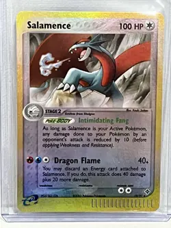 Salamence 19/97 Reverse Holo Pokemon TCG Rare Card NM - Image 1
