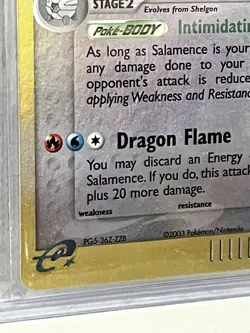 Salamence 19/97 Reverse Holo Pokemon TCG Rare Card NM - Image 3