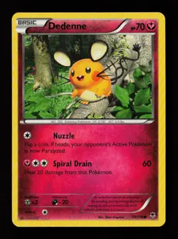 Dedenne 70/119 Common Phantom Forces Pokemon Cards - Image 1