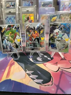 Series 2 Pokemon First Partner Illustration - Snivy 049, Tepig 050, Oshawott 051 - Image 1