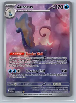 Aurorus 092/088 Holo Illustration Rare Perfect Order Pokemon Near Mint - Image 1