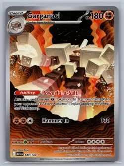 Garganacl 147/132 Illustration Rare Mega Evolution Pokemon Near Mint - Image 1