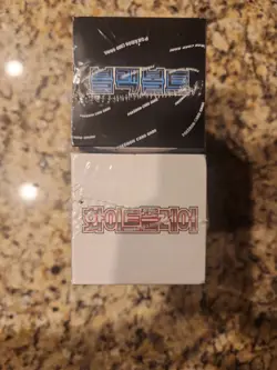 2 Pokemon Black Bolt White Flare Booster Box Lot Korean USA SELLER SEALED NEW - Image 5