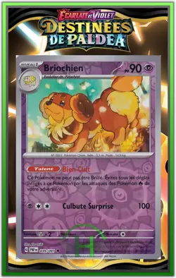 Briochien Reverse- EV4.5:Destinees de Paldea - 039/091 - Carte Pokemon FR Neuve - Image 1