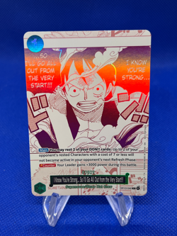 One Piece 3rd Anniversary I Know You’re Strong So I’ll Go All Out OP13-040 NM - Image 2