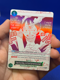 One Piece 3rd Anniversary I Know You’re Strong So I’ll Go All Out OP13-040 NM - Image 3