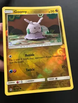 Goomy 94/145 Guardians Rising Asako Ito REVERSE HOLO Pokemon Card Excellent - Image 3