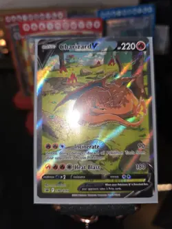 Pokemon TCG Charizard v SWSH260 Sword & Shield Promo Card Near Mint Condition - Image 2
