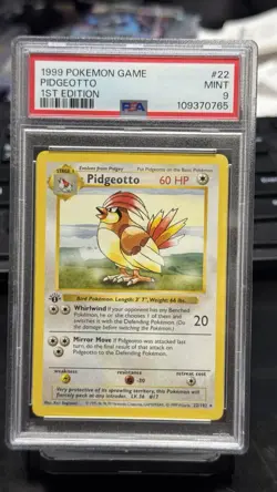 Pokemon Card Pidgeotto 22/102 1st Edition PSA 9 Shadowless Base Set - Image 2