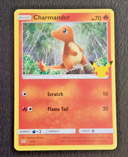 Charmander 9/25 McDonalds Pokemon 25th Anniversary Card ( NM ) - Image 1