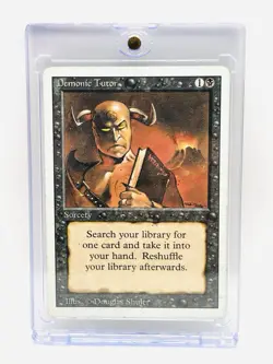 Demonic Tutor Revised Edition Regular MP - Image 1