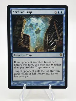 Archive Trap - Zendikar - MTG Magic the Gathering - Lightly Played - Image 1