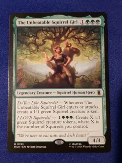 Mint/Near-Mint, English - 1 x MTG The Unbeatable Squirrel Girl Marvel Super Hero - Image 1