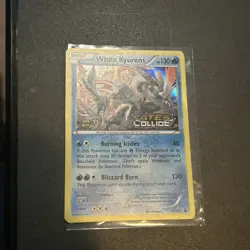 2016 POKEMON XY BLACK STAR PROMO FATES COLLIDE-STAFF WHITE KYUREM-HOLO - Image 1