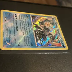 2016 POKEMON XY BLACK STAR PROMO FATES COLLIDE-STAFF WHITE KYUREM-HOLO - Image 3