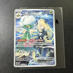 Cynthia's Roserade 184/182 Illustration Rare Destined Rivals Pokemon Near Mint A - Image 1