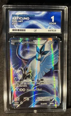 Pokemon TCG Articuno 25/83 Full Art 2016 Generations Ace 1 - Image 1